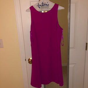 Hot pink cocktail dress